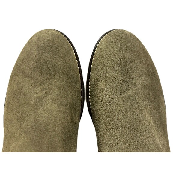 NEW Italeau Womens Size 9-9.5 Waterproof Italian Suede Foliana Booties Moss $399 - Picture 8 of 13